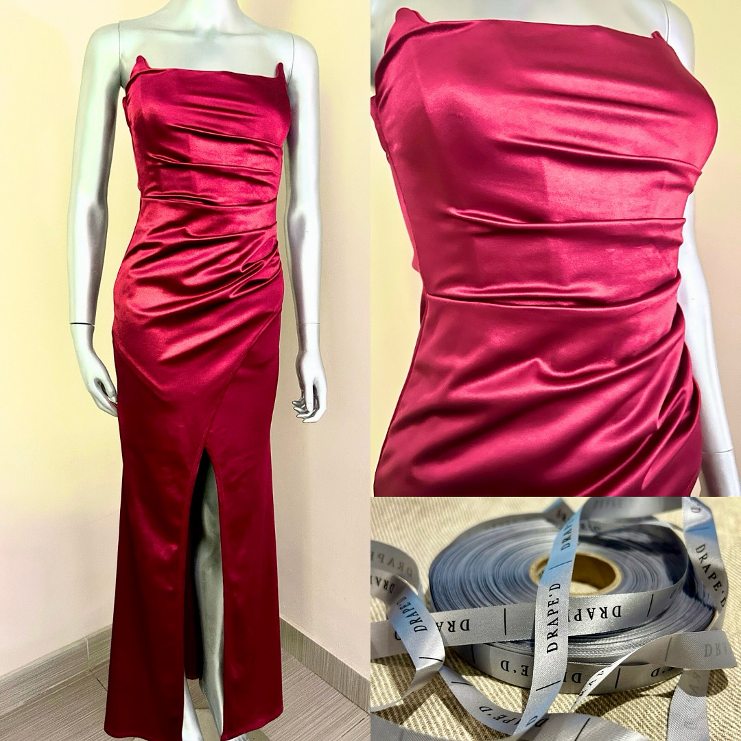Dakota red dress for hire in Cape Town