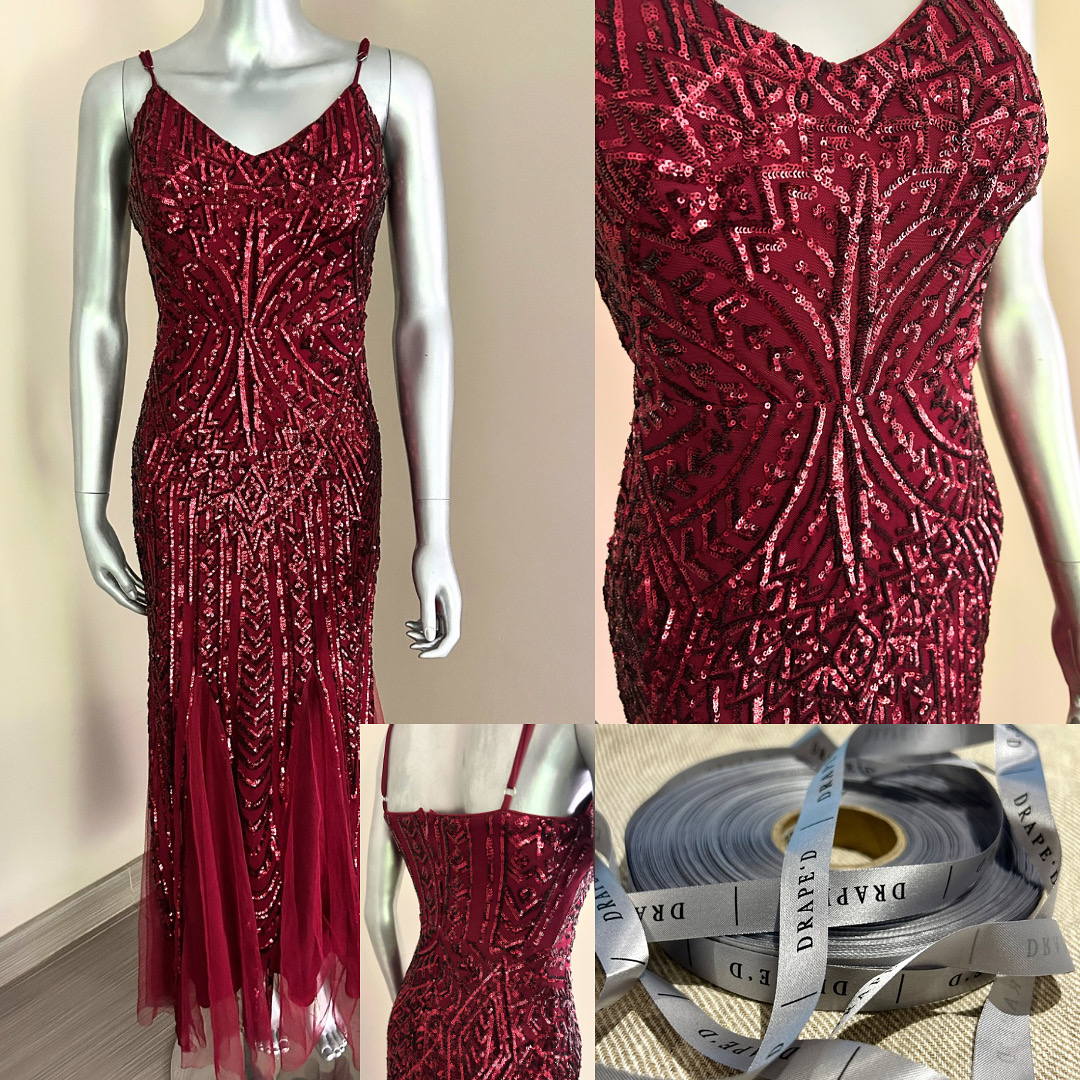 Dee red dress for hire in Cape Town