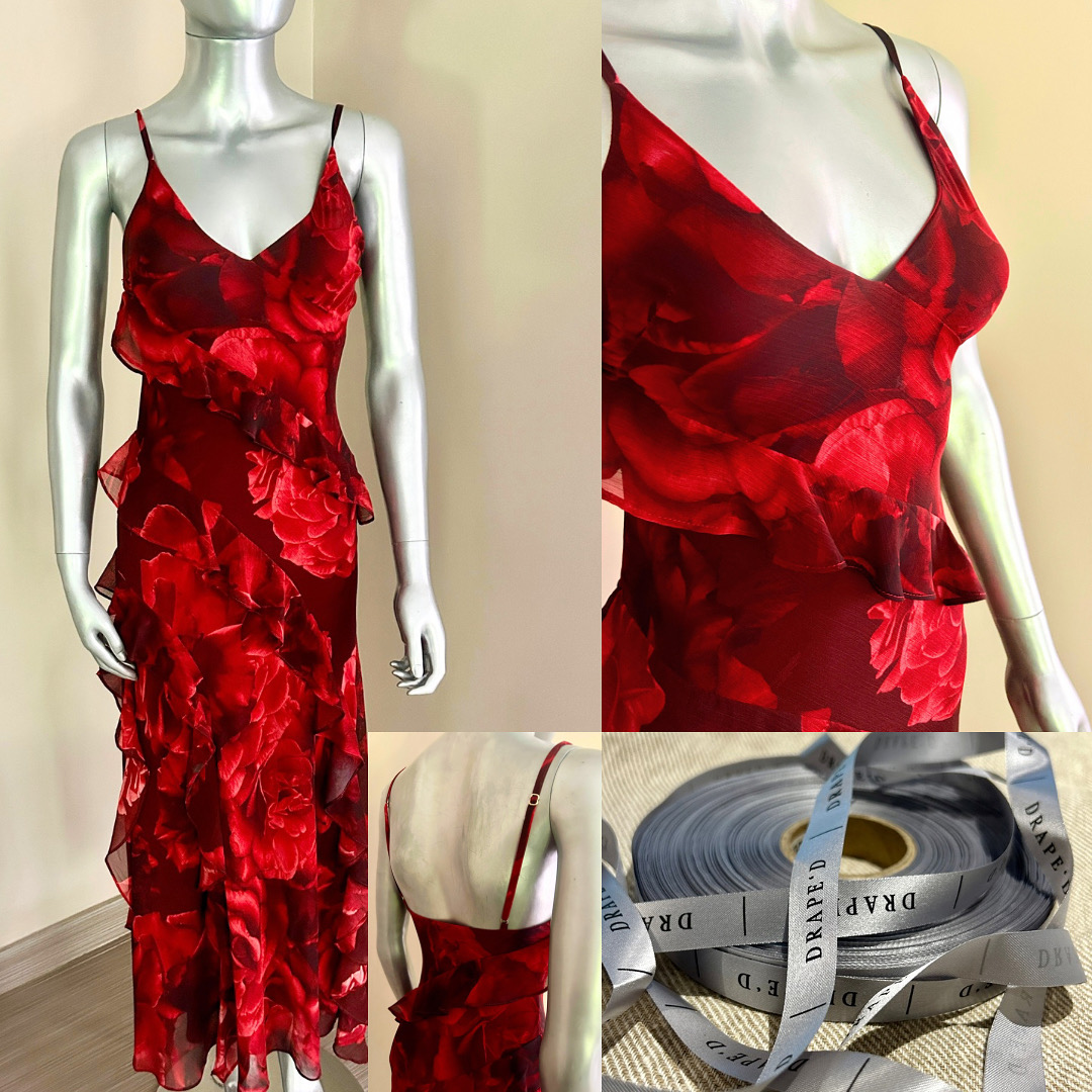 Ursula red dress for hire in Cape Town