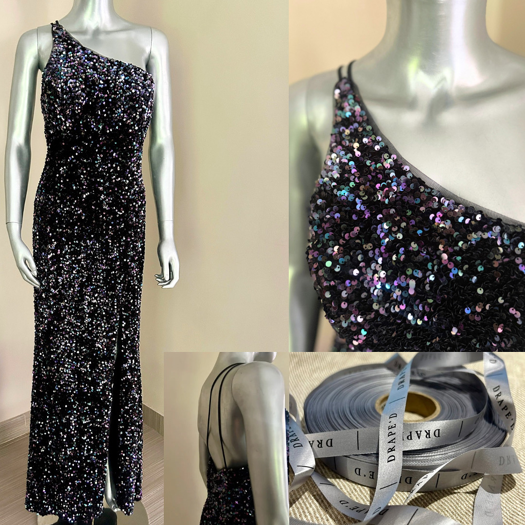 Callie black dress for hire in Cape Town