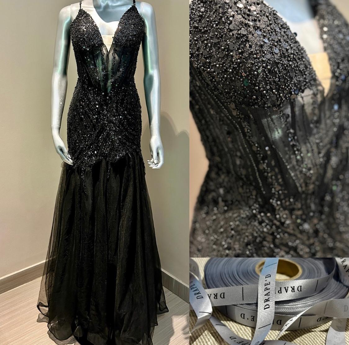 Willow black dress for hire in Cape Town