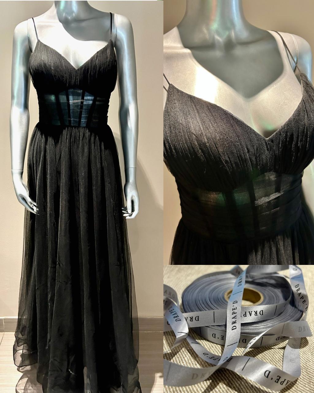 Cedar black dress for hire in Cape Town