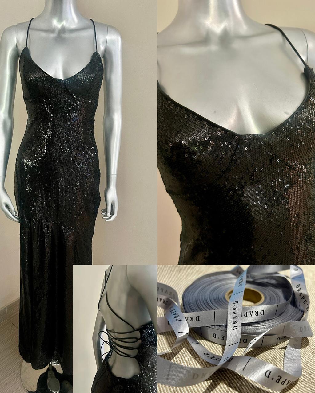 Camilla black dress for hire in Cape Town